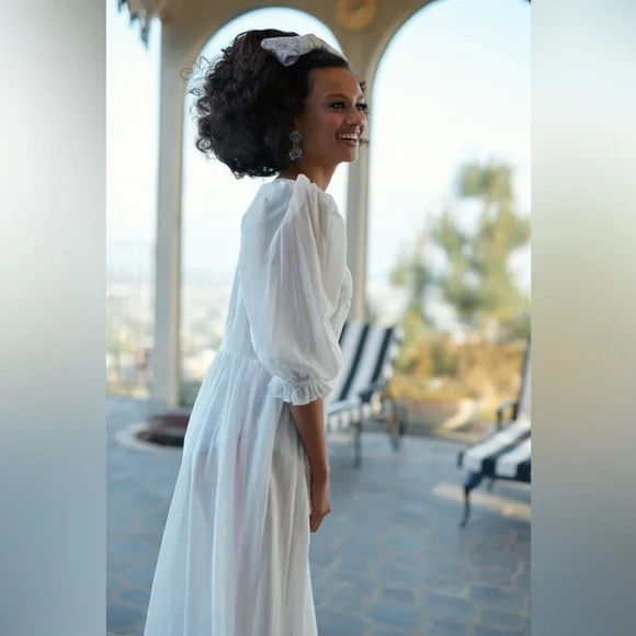 NWT Selkie The Ivory Sunroom Gown - Picture 5 of 12